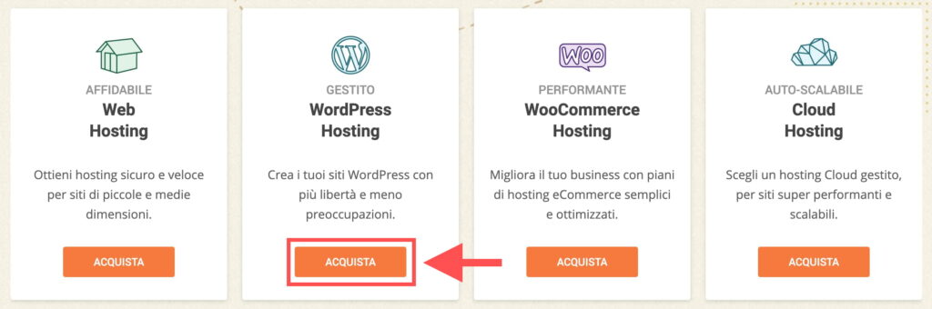 wordpress hosting su siteground